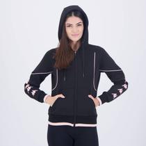 Jaqueta Moletom Kappa Sport Cappy Feminina Preta