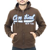 baggy brown moletom com capuz