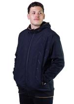 Jaqueta Moletom Masculina Gangster 16100166 Preta