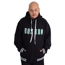 Jaqueta Moletom Masculina Plus Size M10 Dunk Boston Jaqueta Moletom Masculina Plus Size M10 Dunk Boston