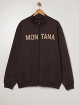 Jaqueta Moletom Plus Size Masculina MARROM Jaqueta Moletom Plus Size Masculina MARROM
