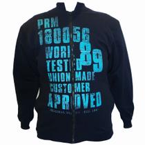 Jaqueta Moletom Sem Flanela Masculino Estampado Sem Capuz