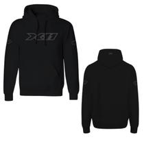 Jaqueta Moletom X11 Casual Preto Advanced Com Capuz Jaqueta Moletom X11 Casual Preto Advanced Com Capuz