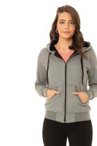 Jaqueta Moletom Zuup Forrado Cinza