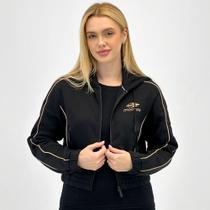 Jaqueta Mormaii Moletom Cropped com Capuz Feminina