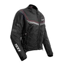 Jaqueta Moto Motociclista Impermeavel Texx New Strike V2 Lady Preta E Vermelho Feminina