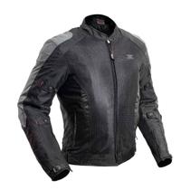 Jaqueta Moto Preta Texx Saga Four Season V2 Forro impermeavel removivel + ventilada + proteção Frio