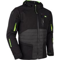 Jaqueta Moto Texx Masculina Miami Impermeável Preta Verde