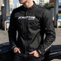 Jaqueta Moto Urbana Baixo Custo Mattos Racing Vista Preta