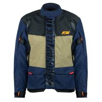 Jaqueta Motociclista ASW Tsunami Impermeavel Azul Parca