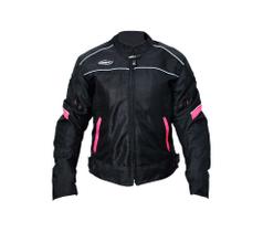 Jaqueta Motociclista Feminina Helt Airmash Verão rosa Tam G