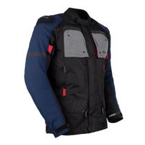 Jaqueta Motociclista Masculina Texx Armor Impermeável Azul