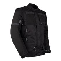 Jaqueta Motociclista Masculina Texx Armor Impermeável Preto Jaqueta Motociclista Masculina Texx Armor Impermeável Preto