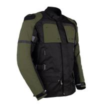 Jaqueta Motociclista Masculina Texx Armor Impermeável Verde