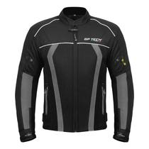 Jaqueta motociclista proteção moto gp tech summer 2 esportiva epi roupa pista preta cinza masculina
