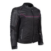 Jaqueta Motociclista Texx Falcon V2 Feminina Couro E Cordura Rosa