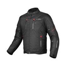 Jaqueta Motoqueiro X11 Iron 3 Masculina Preto e Vermelho Jaqueta Motoqueiro X11 Iron 3 Masculina Preto e Vermelho