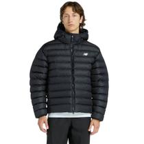 Jaqueta New Balance Hooded Puffer Preta Masculina