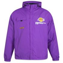 Jaqueta New Era Corta Vento Windbreaker NBA Los Angeles Lakers Offline Survivor