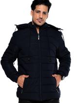 Jaqueta Nylon Bobojaco Puffer Microfibra Com Fone De Ouvido