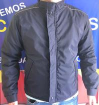 Jaqueta nylon com friso refletivo