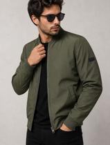 Jaqueta Nylon King&Joe Bomber Verde Militar Cor:Verde MilitarTamanho:GG Jaqueta Nylon King&Joe Bomber Verde Militar Cor:Verde MilitarTamanho:GG