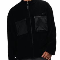 Jaqueta Oakley Essential Sherpa WT25 Masculina Blackout Jaqueta Oakley Essential Sherpa WT25 Masculina Blackout
