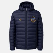 Jaqueta Oficial Pato Futsal Puffer Acolchoada com Capuz Jaqueta Oficial Pato Futsal Puffer Acolchoada com Capuz