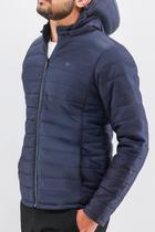 Jaqueta Ogochi Puffer Matelada Azul Marinho: Jaqueta Ogochi Puffer Matelada Azul Marinho: