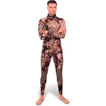 Jaqueta Omer Holostone 5mm Neoprene com Camuflagem Holográfica 3D para Pesca Submarina Jaqueta Omer Holostone 5mm Neoprene com Camuflagem Holográfica 3D para Pesca Submarina