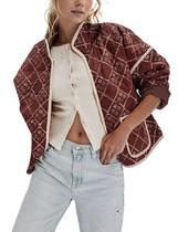 Jaqueta Omoone Cropped acolchoada acolchoada, casaco de lã, casaco feminino