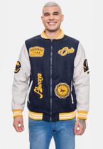 Jaqueta Onbongo Pesada Azul Masculina Estilo Urbano