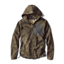 Jaqueta Orvis Pro LT Softshell com capuz para homens Camouflage XL Jaqueta Orvis Pro LT Softshell com capuz para homens Camouflage XL