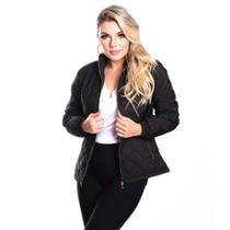 Jaqueta Ox Silver Matelassê Casaco Blusa Feminina Jaqueta Ox Silver Matelassê Casaco Blusa Feminina