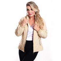 Jaqueta Ox Silver Matelassê Casaco Blusa Feminina