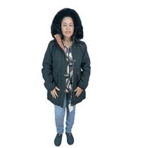 Jaqueta Parca Feminina com Capuz Forrada - Estilo e Conforto para Todas as Ocasiões Jaqueta Parca Feminina com Capuz Forrada - Estilo e Conforto para Todas as Ocasiões