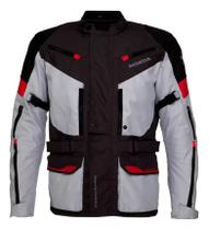 Jaqueta Parka Honda Adventure Cinza Vermelho
