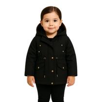 Jaqueta Parka Infantil Menina Peluciada Sea Surf
