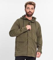 Jaqueta Parka Masculina Em Sarja Diametro Verde