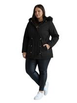 Jaqueta ParKa Sarja Peluciada Com Capuz Removivel Plus Size Jaqueta ParKa Sarja Peluciada Com Capuz Removivel Plus Size