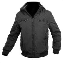 Jaqueta Peluciada Impermeavél Slim Klizz Capuz Removível