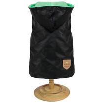 Jaqueta pet Corta Vento Sport Maxi Preto Bonito pra Cachorro tamanho M