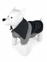 Jaqueta Pet Mascote Aspen Matelada Preta P-GG Inverno e Frio Intenso com Passa Guia Jaqueta Pet Mascote Aspen Matelada Preta P-GG Inverno e Frio Intenso com Passa Guia