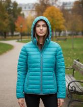 Jaqueta plus size pluma artificial forro microfibra 00200258