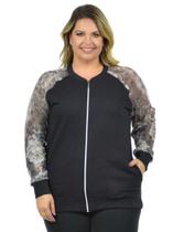 Jaqueta plus size tule fenomenal