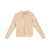 Jaqueta Plush Com Capuz Feminino Marialicia Ref. 183952