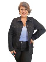 Jaqueta Preta Jeans Plus Size Attribute Jaqueta Preta Jeans Plus Size Attribute