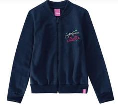 Jaqueta Princesa Disney Bela Menina Infantil em Moletom Flanelado com Punho Princesa - Malwee Kids Jaqueta Princesa Disney Bela Menina Infantil em Moletom Flanelado com Punho Princesa - Malwee Kids