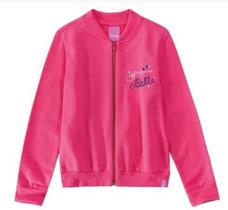 Jaqueta Princesa Disney Bela Menina Infantil em Moletom Flanelado com Punho Princesa - Malwee Kids Jaqueta Princesa Disney Bela Menina Infantil em Moletom Flanelado com Punho Princesa - Malwee Kids