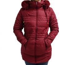 Jaqueta Puffer Alongada Dunialin Tactel Feminina 2318